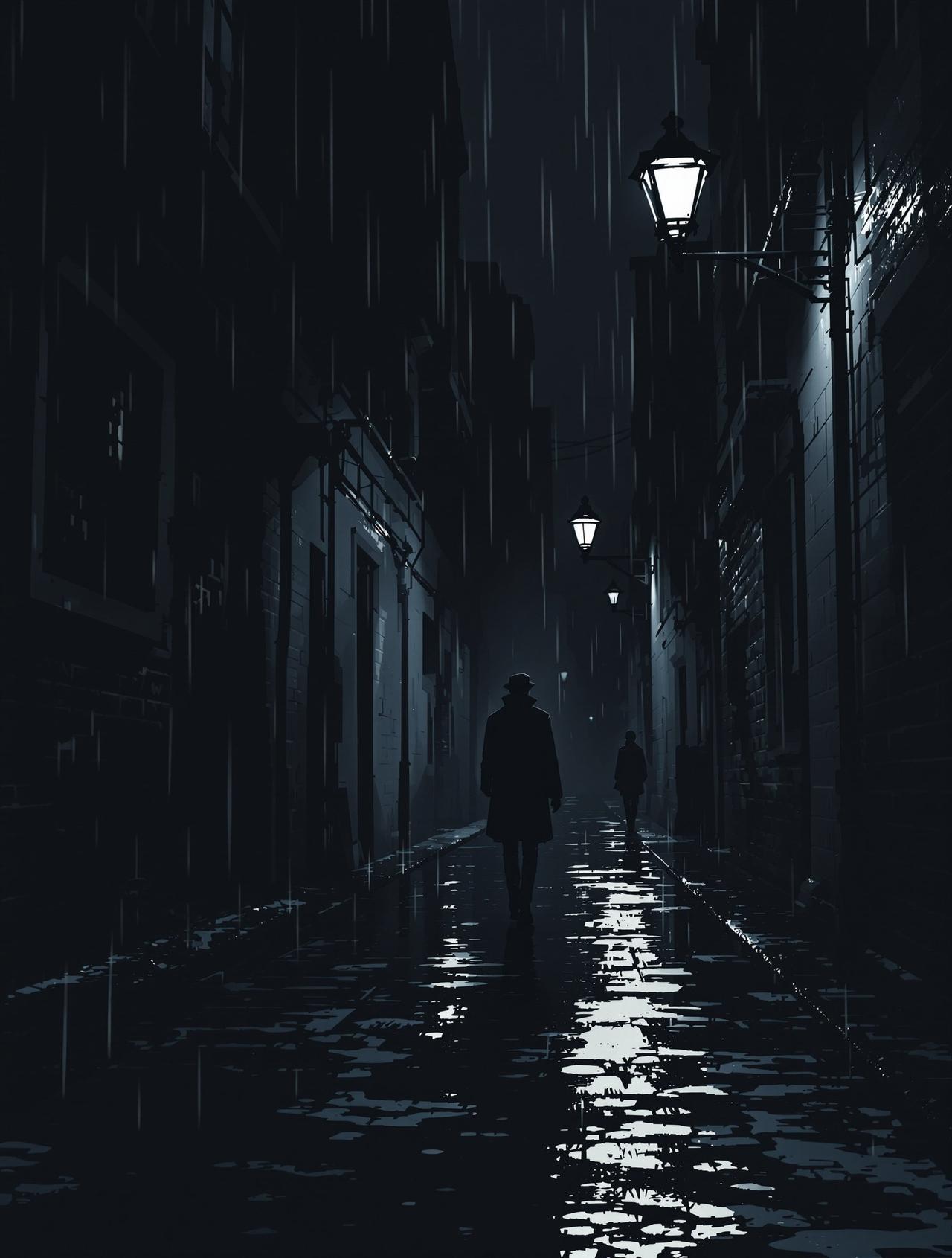 红果漫改《暗夜追踪》海报 - 悬疑、逆袭题材短剧